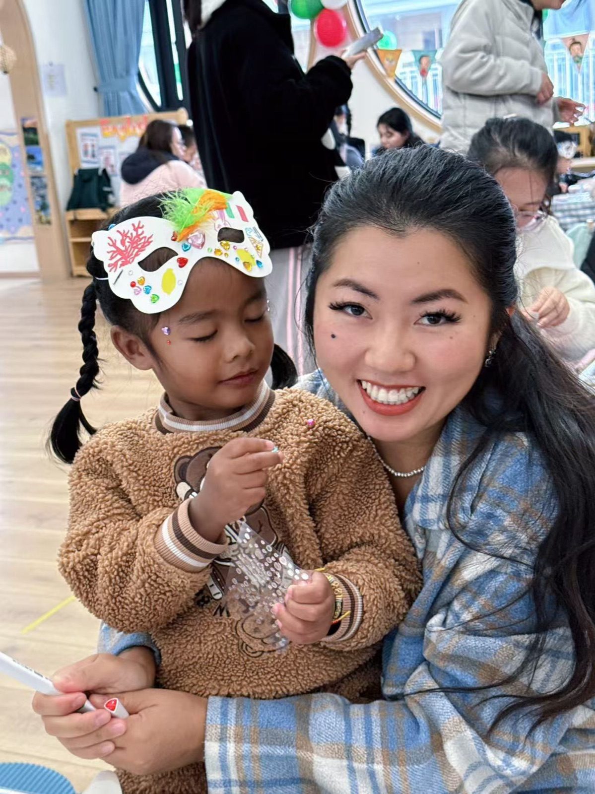 💕 阿雅和妈妈在一起